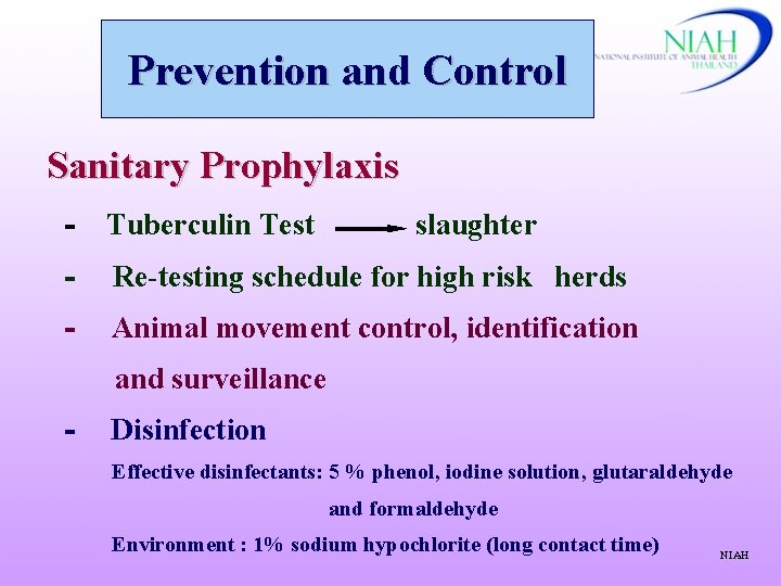 Prevention and Control Sanitary Prophylaxis - Tuberculin Test - Re-testing schedule for high risk