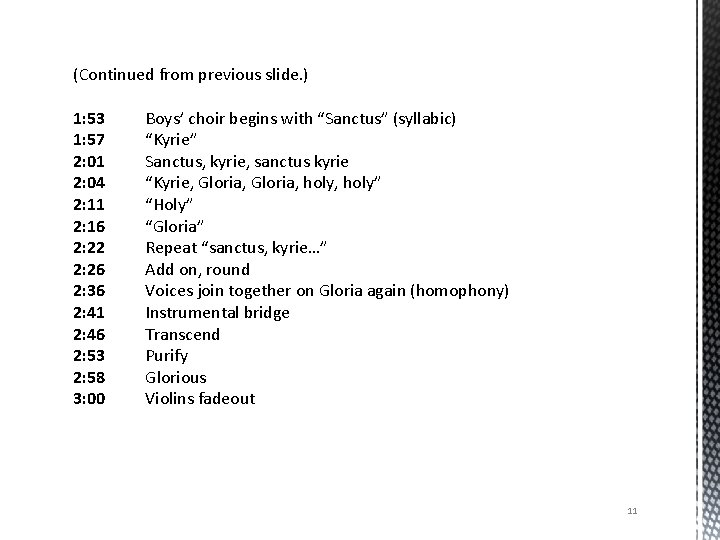 (Continued from previous slide. ) 1: 53 1: 57 2: 01 2: 04 2: