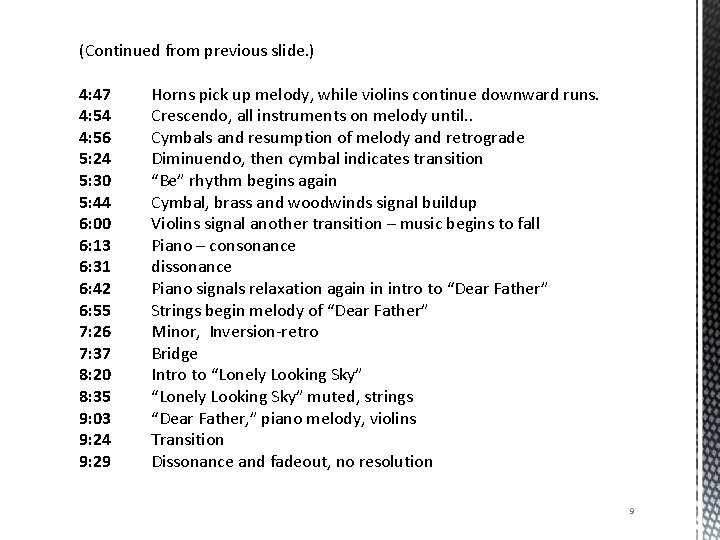 (Continued from previous slide. ) 4: 47 4: 54 4: 56 5: 24 5: