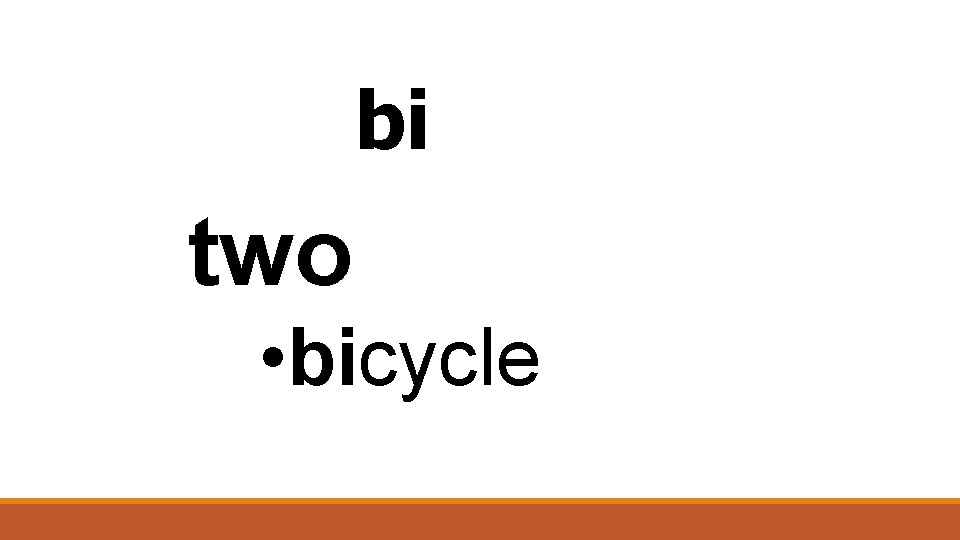 bi two • bicycle 