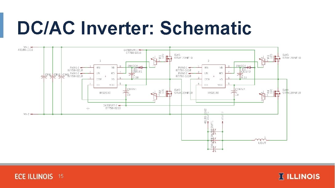 DC/AC Inverter: Schematic 15 