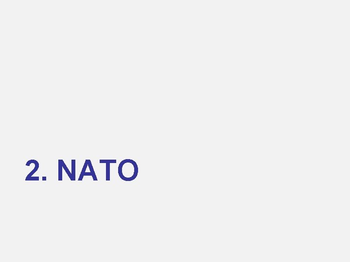2. NATO 