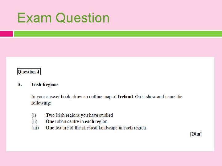 Exam Question 