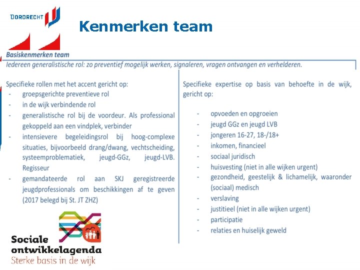 Kenmerken team 