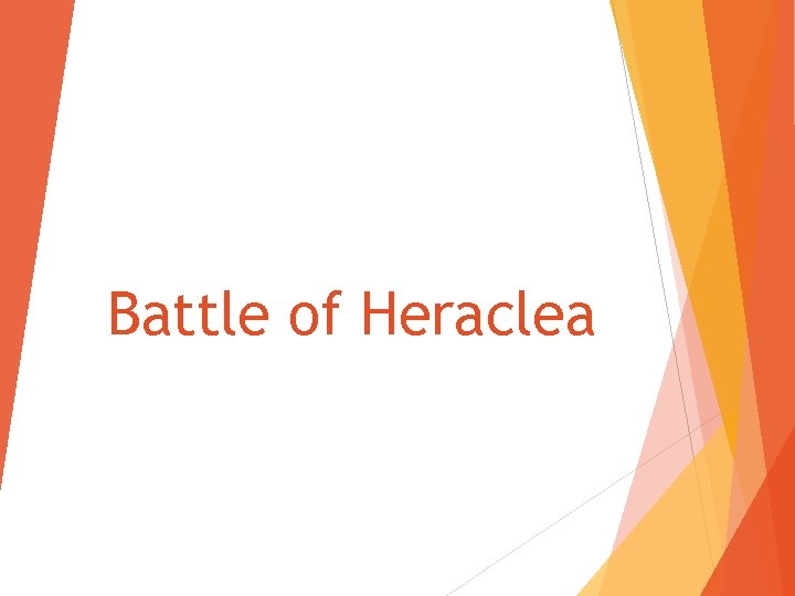 Battle of Heraclea 