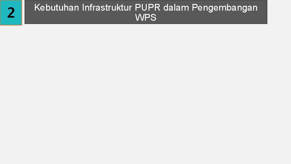 2 Kebutuhan Infrastruktur PUPR dalam Pengembangan WPS 