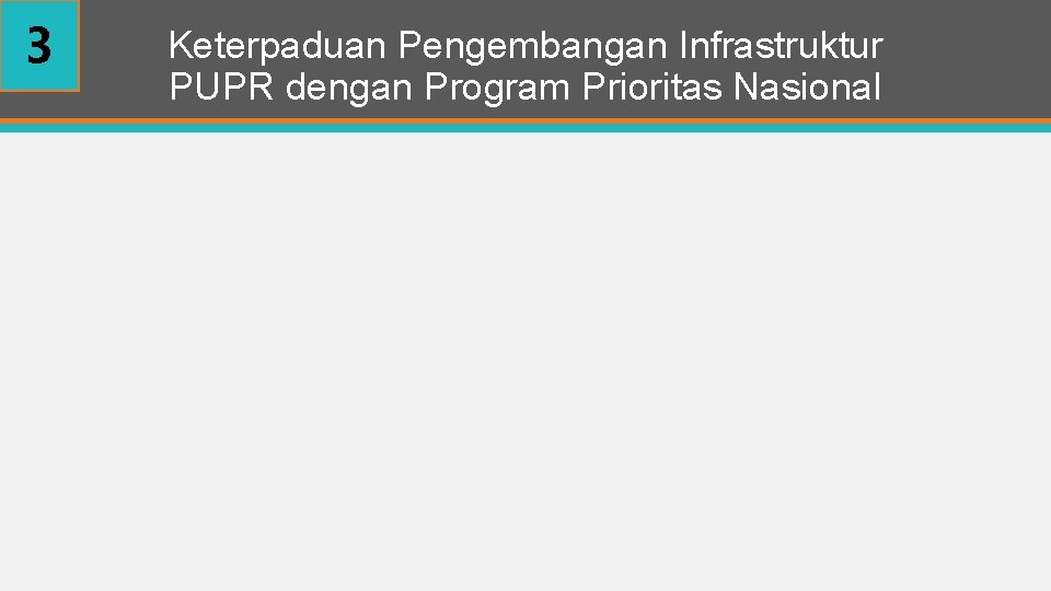 3 Keterpaduan Pengembangan Infrastruktur PUPR dengan Program Prioritas Nasional 