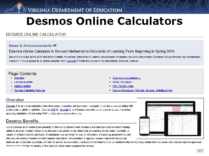 Desmos Online Calculators 107 