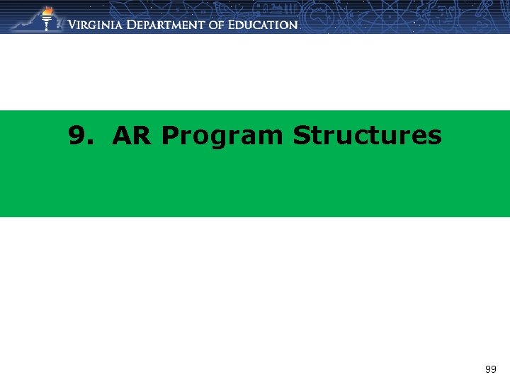 9. AR Program Structures 99 
