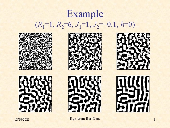 Example (R 1=1, R 2=6, J 1=1, J 2=– 0. 1, h=0) 12/30/2021 figs.