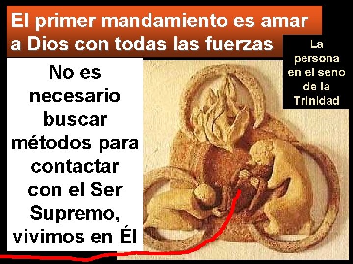 El primer mandamiento es amar La a Dios con todas las fuerzas persona en