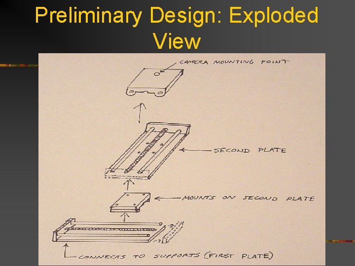 Preliminary Design: Exploded View 