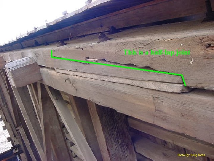 This is a half-lap joint Photo By: Doug Porter 