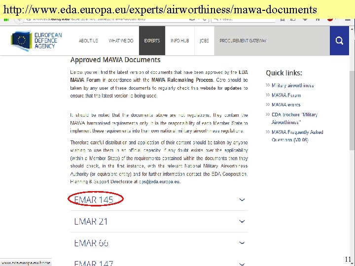 http: //www. eda. europa. eu/experts/airworthiness/mawa-documents Úřad pro obrannou standardizaci, katalogizaci a státní ověřování jakosti