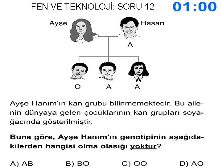 FEN VE TEKNOLOJİ: SORU 12 