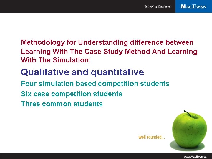 Understanding Difference Between Learning With The Case Study