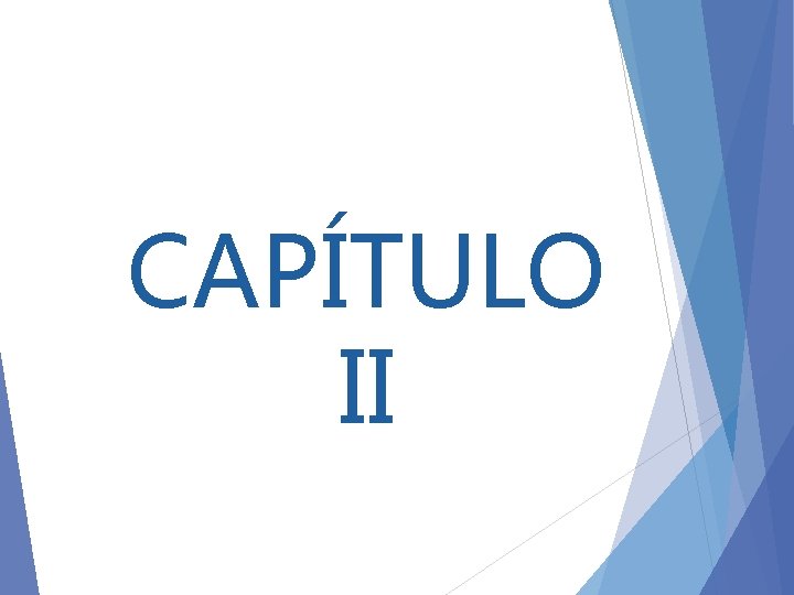 CAPÍTULO II 