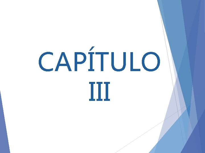 CAPÍTULO III 