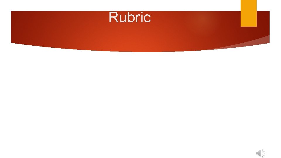 Rubric 