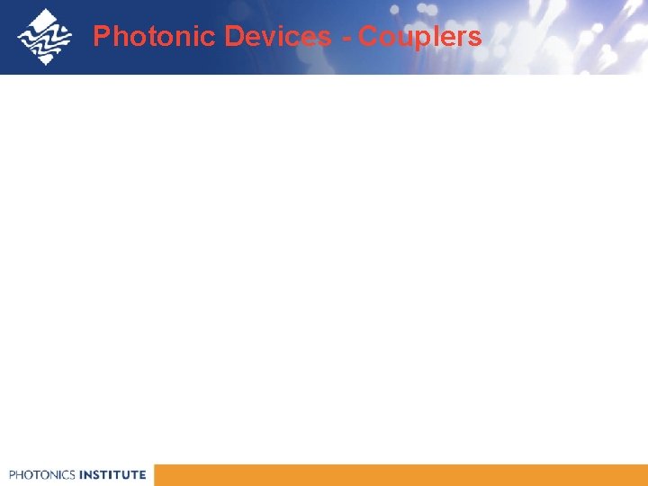 Photonic Devices - Couplers 