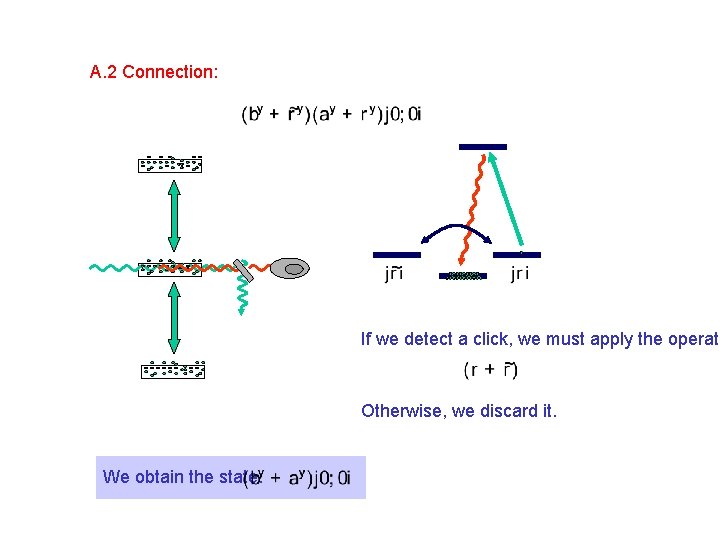 A. 2 Connection: If we detect a click, we must apply the operato Otherwise,