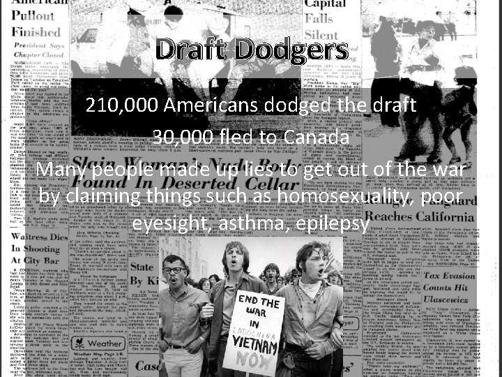 The Vietnam War Draft By James Esposito The