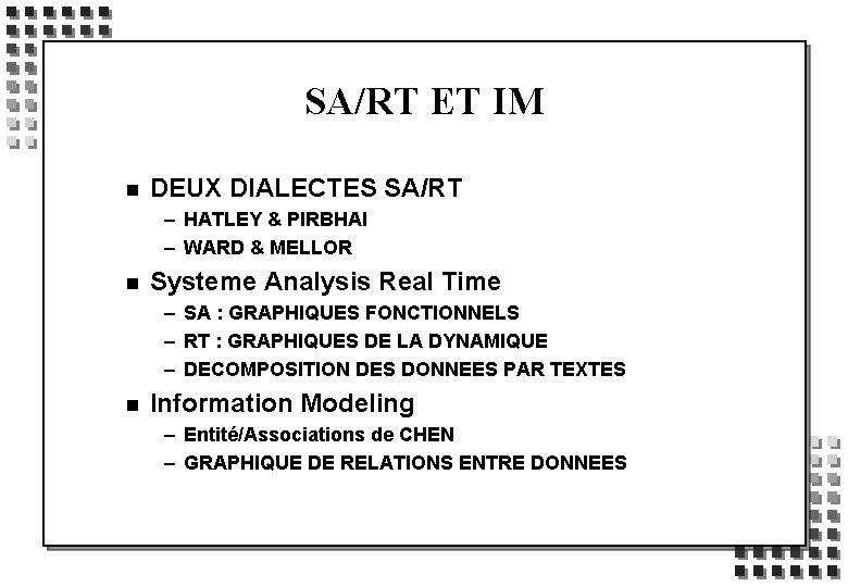 SA/RT ET IM n DEUX DIALECTES SA/RT – HATLEY & PIRBHAI – WARD &