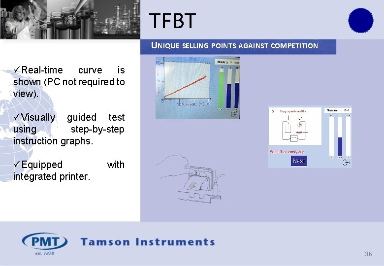 TFBT UNIQUE SELLING POINTS AGAINST COMPETITION üReal-time curve is shown (PC not required to