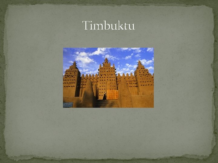 Timbuktu 