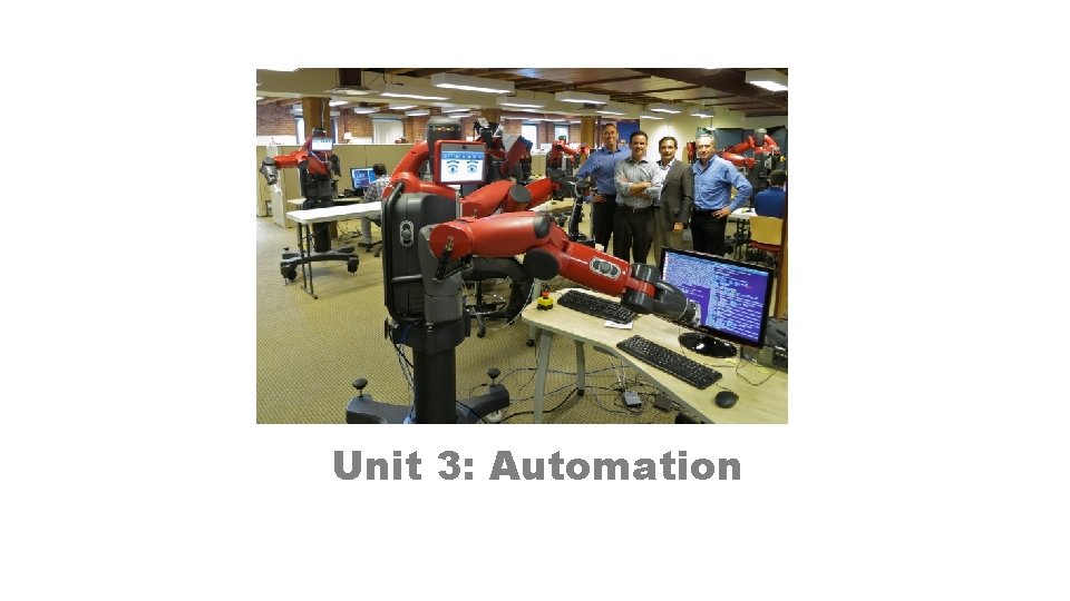 Unit 3: Automation 