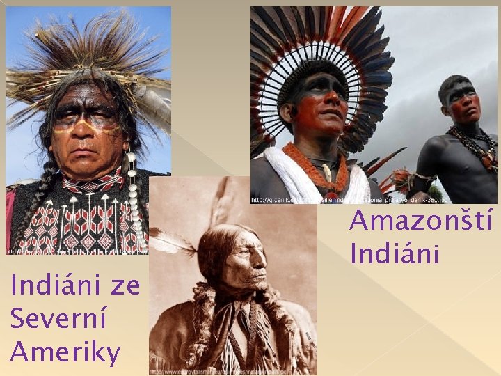 Indiáni ze Severní Ameriky Amazonští Indiáni 