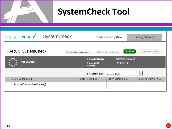 System. Check Tool 13 