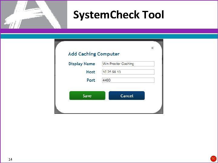 System. Check Tool 14 