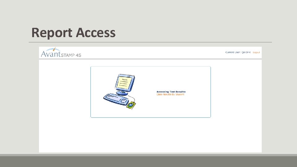 Report Access 