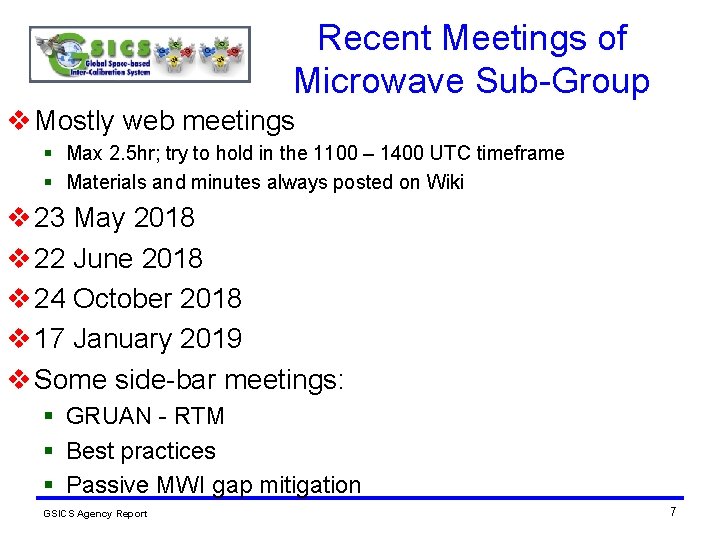 Recent Meetings of Microwave Sub-Group v Mostly web meetings § Max 2. 5 hr; Recent Meetings of Microwave Sub-Group v Mostly web meetings § Max 2. 5 hr;