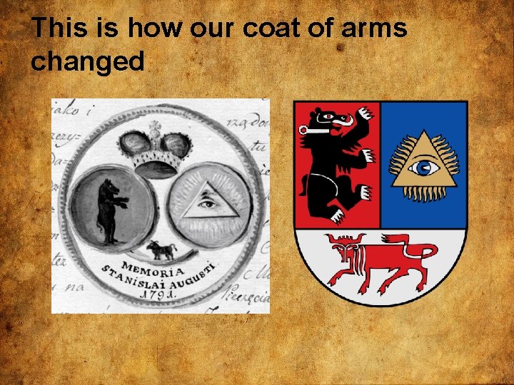 This is how our coat of arms changed 