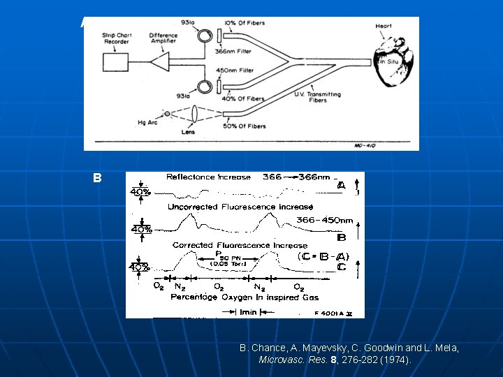 A B B. Chance, A. Mayevsky, C. Goodwin and L. Mela, Microvasc. Res. 8,