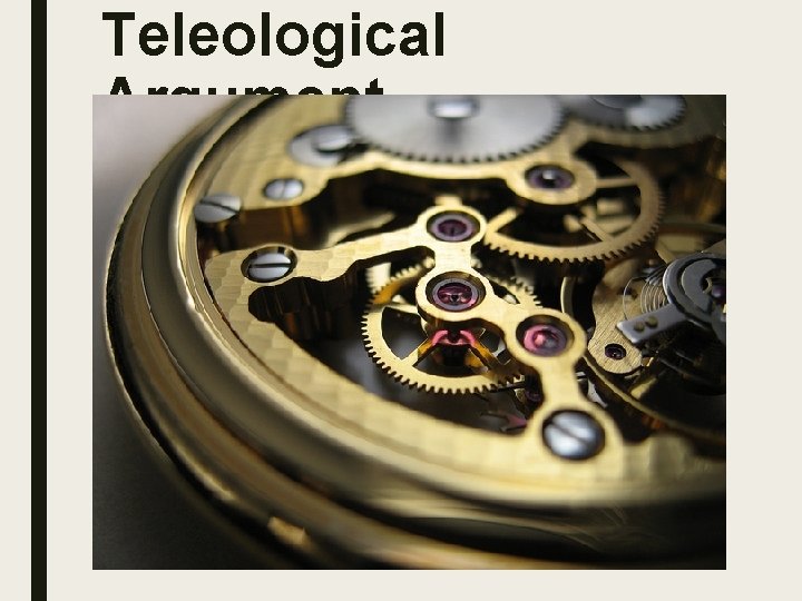 Teleological Argument 