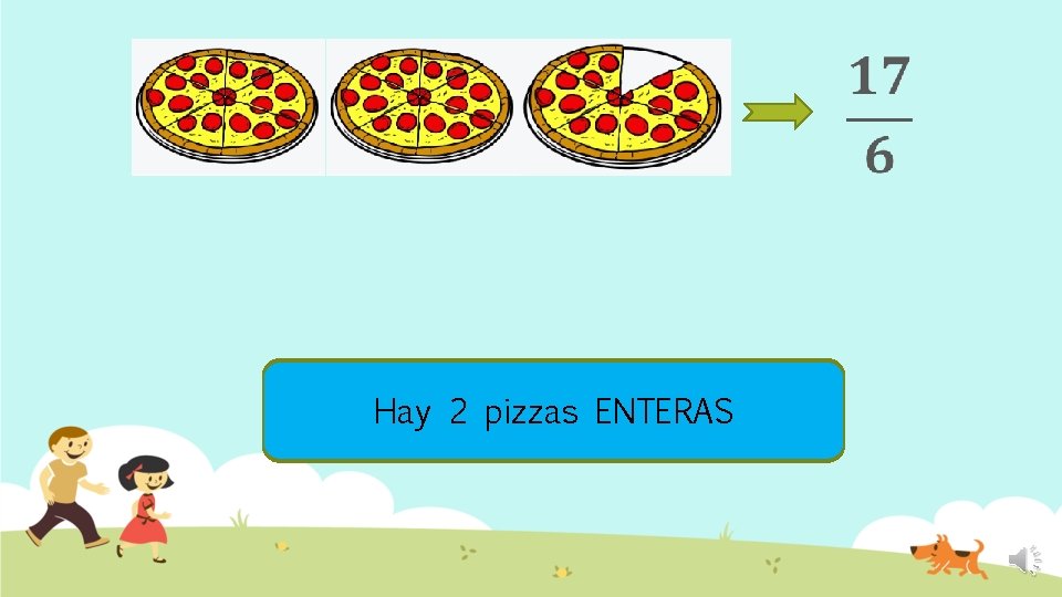 Hay 2 pizzas. ENTERAShay? ’ ¿Cuántas 