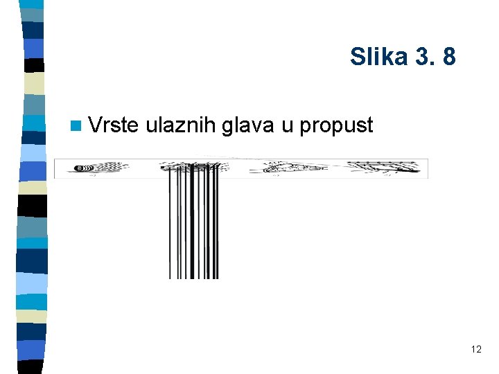 Slika 3. 8 n Vrste ulaznih glava u propust 12 