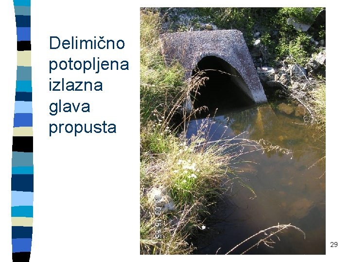 Delimično potopljena izlazna glava propusta 29 