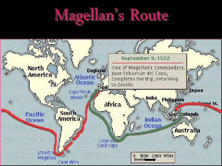 Magellan’s Route 