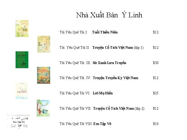 Nhà Xuất Bản Ý Linh Tôi Yêu Quê Tôi I: Tuổi Thiếu Niên $12