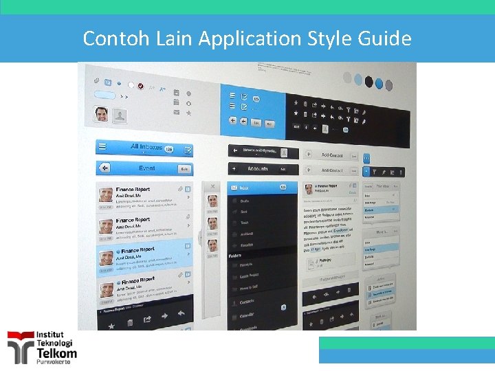 Contoh Lain Application Style Guide 