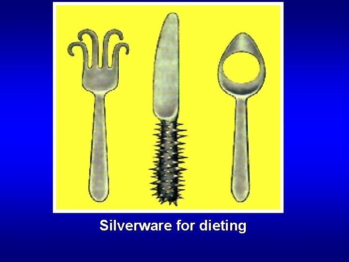 Silverware for dieting 