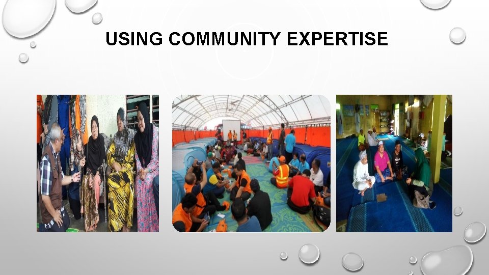 USING COMMUNITY EXPERTISE 
