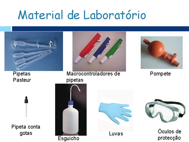 Material de Laboratório Pipetas Pasteur Pipeta conta gotas Macrocontroladores de pipetas Esguicho Luvas Pompete