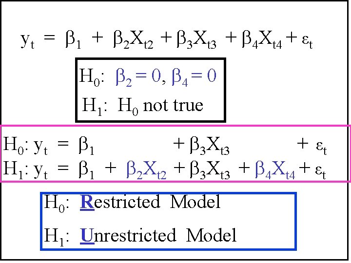 yt = 1 + 2 Xt 2 + 3 Xt 3 + 4 Xt yt = 1 + 2 Xt 2 + 3 Xt 3 + 4 Xt