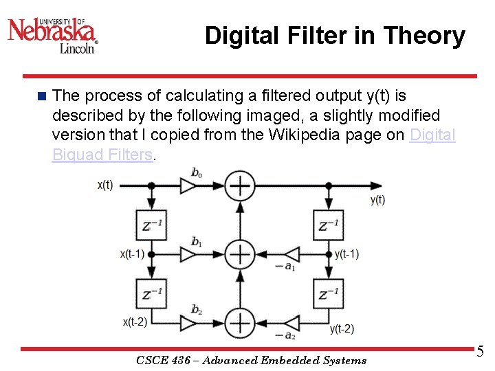 CSCE 436 Advanced Embedded Systems Lecture 28 Digital