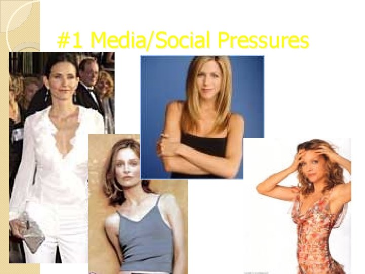 #1 Media/Social Pressures 